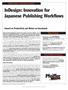 Impact on Productivity and Return on Investment. InDesign: Innovation for Japanese Publishing Workflows 1