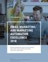 MARKETING AND MARKETING AUTOMATION EXCELLENCE 2018