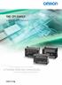 THE CP1 FAMILY. Compact machine controllers.» Flexible Ethernet connectivity» Easy positioning functionality