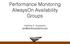 Performance Monitoring AlwaysOn Availability Groups. Anthony E. Nocentino