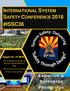 INTERNATIONAL SYSTEM SAFETY CONFERENCE 2018 #ISSC36