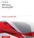 Oracle. ERP Cloud Securing ERP. Release 13 (update 18B)