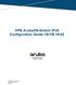 HPE ArubaOS-Switch IPv6 Configuration Guide YA/YB.16.02