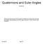 Quaternions and Euler Angles