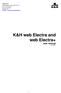 K&H web Electra and web Electra+ user manual