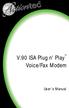 V.90 ISA Plug n' Play Voice/Fax Modem. User's Manual