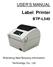 USER S MANUAL. Label Printer BTP-L540. Shandong New Beiyang Information. Technology Co., Ltd