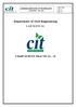 LAB MANUAL. Department of Civil Engineering CE6407 SURVEY PRACTICAL II CHENNAI INSTITUTE OF TECHNOLOGY CHENNAI Survey Practical - II