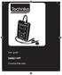 EXCLUSIVELY FROM. User guide DAB211PT. Portable DAB radio