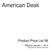 American Desk. Product Price List 58. Effective January 1, 2014 (Supersedes All Previous Price Lists)