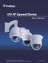 GV-IP Speed Dome. User's Manual