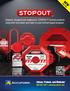 Uniquely designed and engineered, STOPOUT lockout products bring both innovation and value to your lockout tagout program.