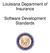 Louisiana Department of Insurance. Software Development Standards