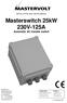 Masterswitch 25kW 230V-125A Automatic AC transfer switch