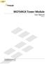 Freescale Semiconductor Inc. Microcontroller Solutions Group. MCF5441X Tower Module User Manual Rev. 1.1