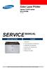 SERVICE MANUAL. Color Laser Printer. Xpress C1810 series SL-C1810W. 1. Precautions. 2. Product specification and description
