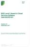 BCS Level 3 Award in Cloud Services Syllabus
