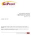 The GoPrint Solution Web Client for Macintosh