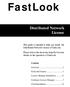 FastLook. Distributed Network License