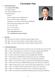 Curriculum Vitae 1. Personal Information : James Won-Ki Hong 2. Education 3. Professional Experience