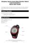 Strapless Sports Heart Rate Monitor Watch KAWTCHMWRTA Quick Start Guide