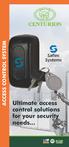 Ultimate access control solutions for your security needs...
