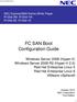 FC SAN Boot Configuration Guide