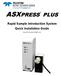 ASXPRESS PLUS Rapid Sample Introduction System Quick Installation Guide