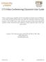 CTS Video Conferencing Classroom User Guide