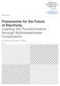Frameworks for the Future of Electricity Leading the Transformation through Multistakeholder Cooperation