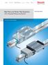 Ball Rail and Roller Rail Systems with Integrated Measuring System