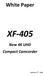 White Paper XF-405. New 4K UHD Compact Camcorder
