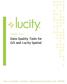 TRAINING GUIDE. Data Quality Tools for GIS and Lucity Spatial