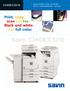 > MULTIFUNCTION SYSTEMS WITH CONVENIENCE COLOR C2408/C3210. Print, copy, scan and fax. Black and white and full color.
