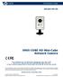 V905-CUBE HD Mini-Cube Network Camera XX Installation Guide.
