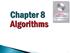 Chapter 8 Algorithms 1