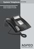 System Telephone. User Guide. System Telephone ST 40 S0 System Telephone ST 40 UP0