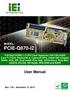 PCIE-Q870-i2. User Manual MODEL: