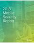 2018 Mobile Security Report