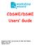 CDSME/DSME Users Guide