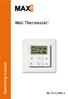 Wall Thermostat+ Operating manual BC-TC-C-WM-4