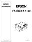 Service Manual FX-880/FX Epson America, Inc. TM-FX88/1180