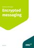 Technical white paper. Encrypted messaging