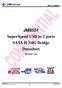 JMS551 SuperSpeed USB to 2 ports SATA II 3.0G Bridge Datasheet