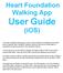 Heart Foundation Walking App. User Guide (ios)