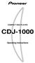 COMPACT DISC PLAYER CDJ-1000
