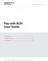 Pay with ACH User Guide