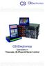 Electronics. CB Electronics Specialists in Timecode, Bi-Phase & Serial Control