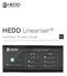 HEDD Lineariser. Lineariser. Installation & User s Guide. Linear full range Latency 100 ms. Type 05. In / Out. Linear >500 Hz Latency 5 ms