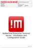 NoMachine Enterprise Terminal Server - Installation and Configuration Guide